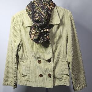 Liz❣️Claiborne Olive Corduroy Blazer,.